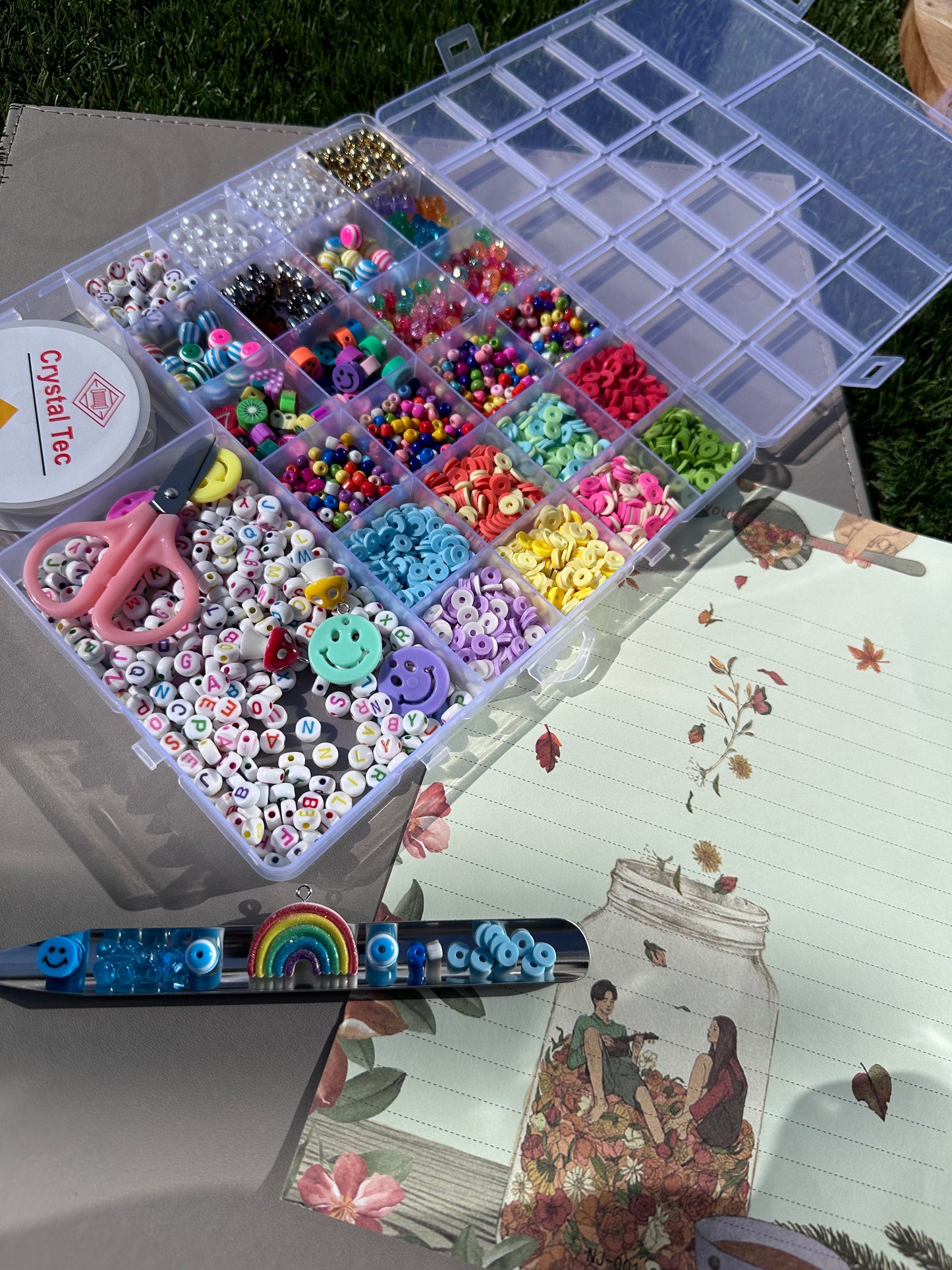 mix colour beads and letters-25-1-20
