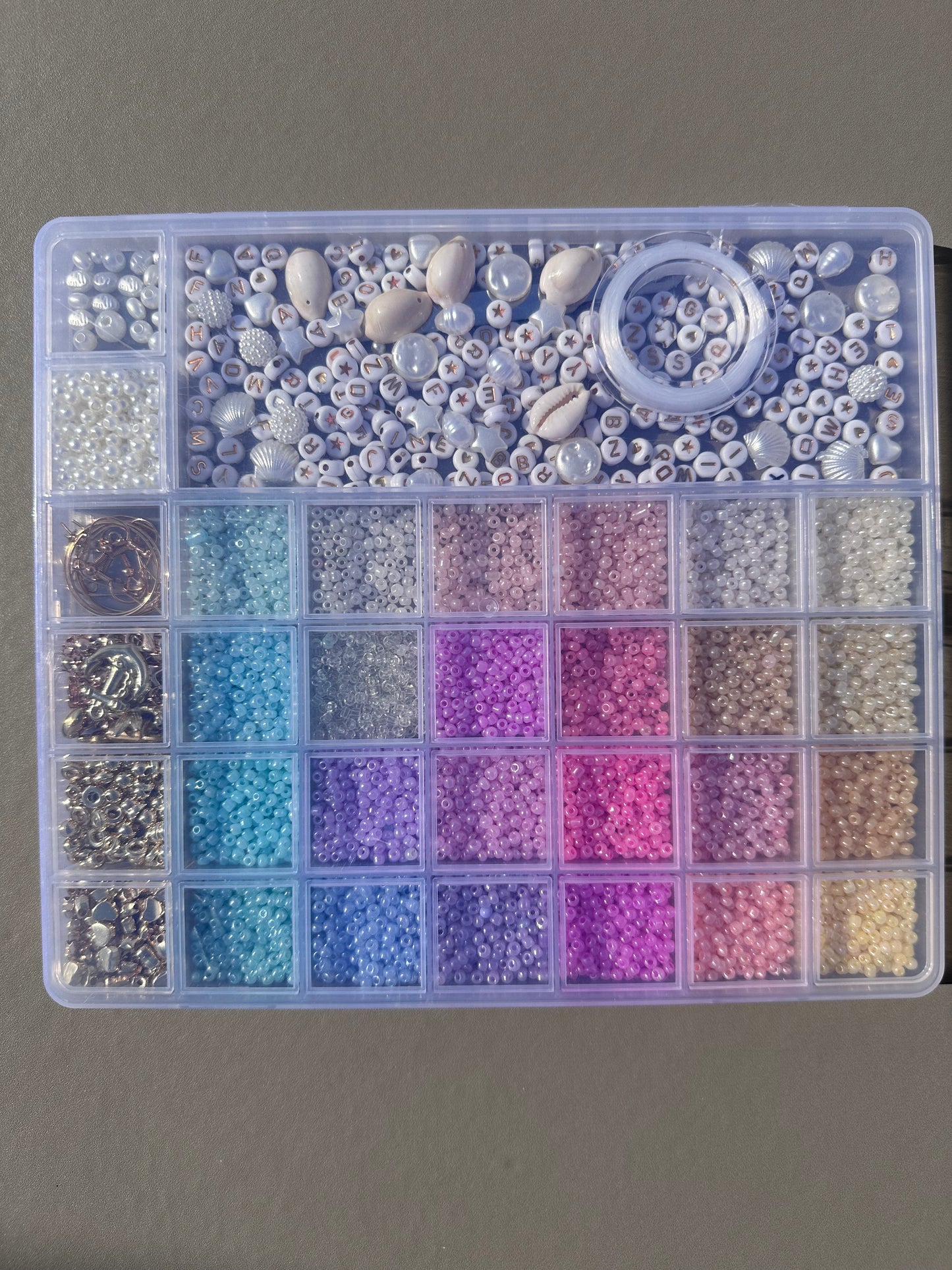 mix colour glass beads kits-25-2-22