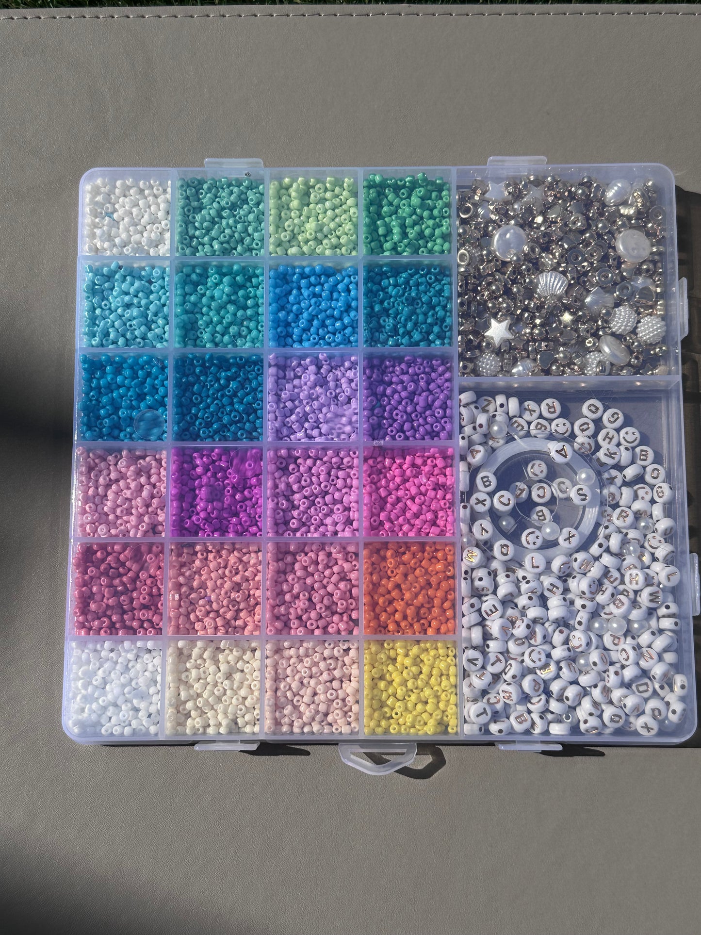 mix colour glass beads kits-25-3-22