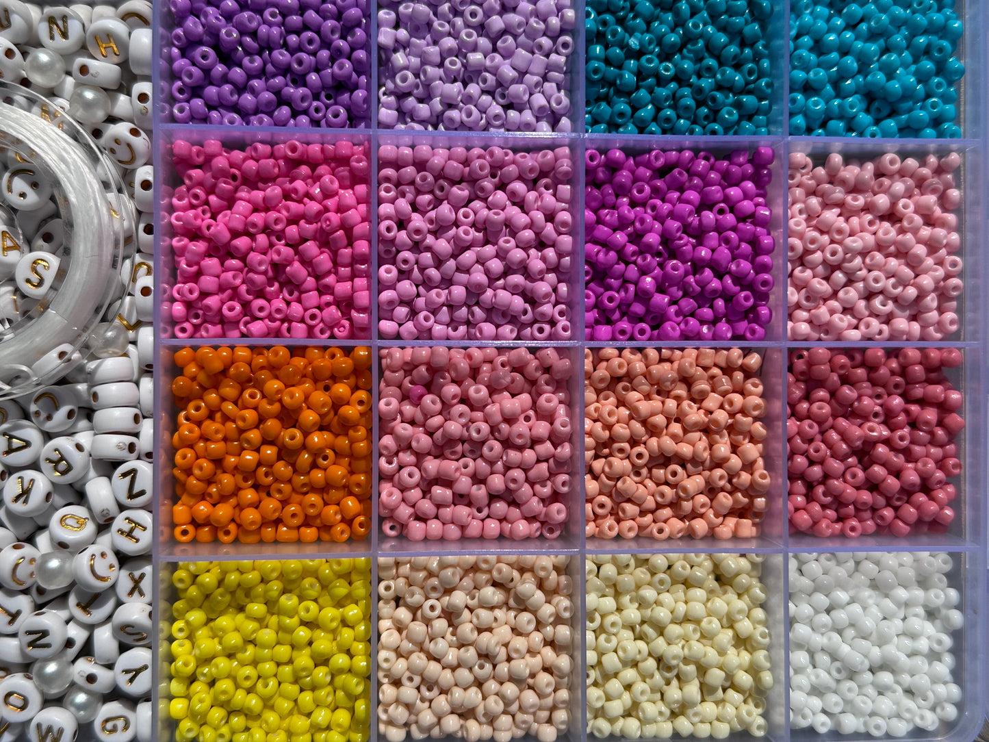 mix colour glass beads kits-25-3-22